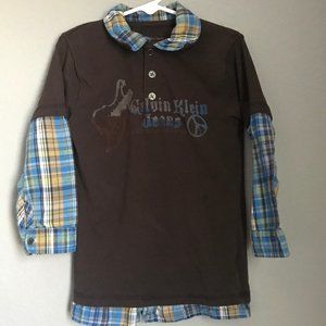 Calvin Klein Jeans T-4 Plaid Shirt